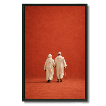 Tableau marocain – L’amour Marocain version terracota