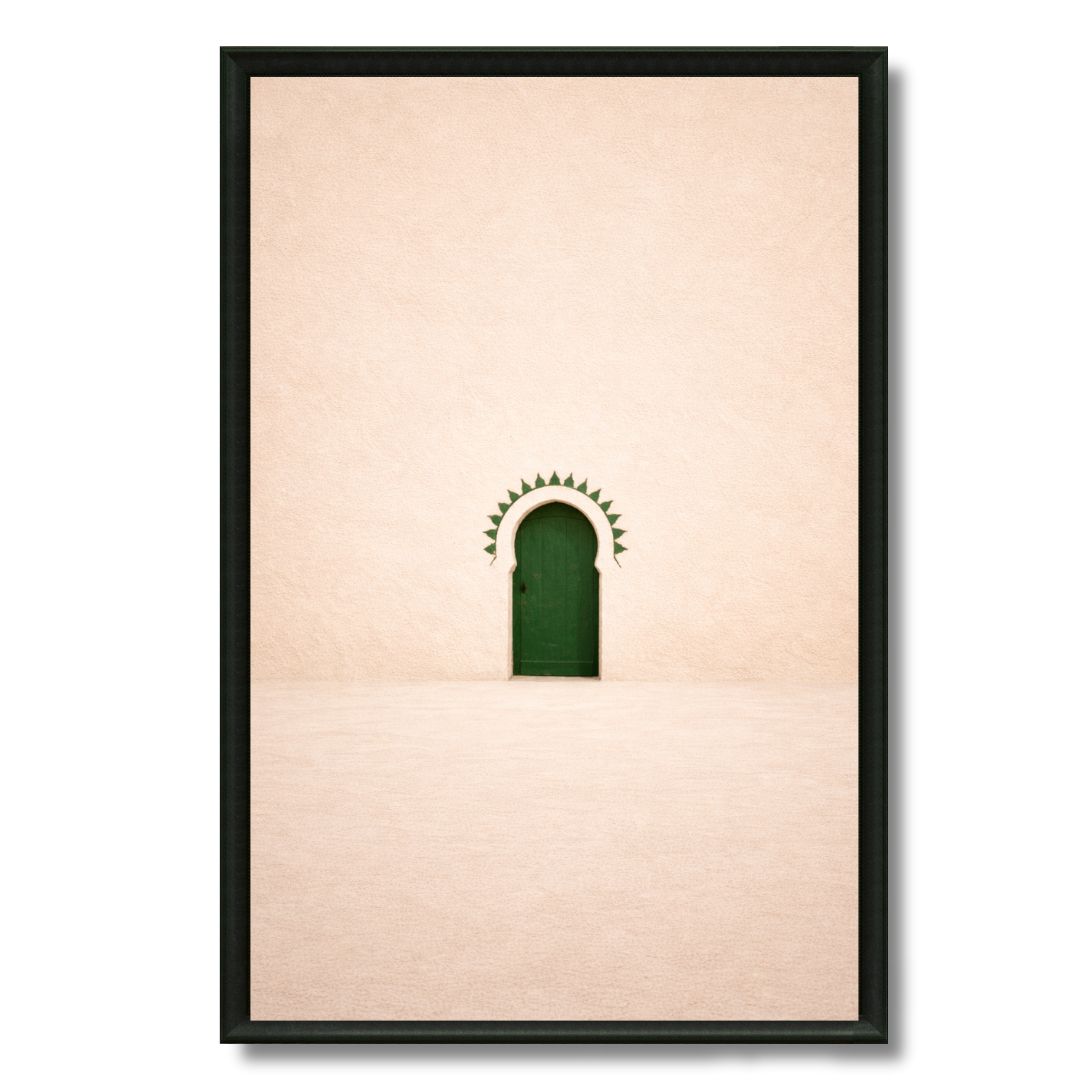 Tableau la fenêtre du derb ruelle marocaine architecturale