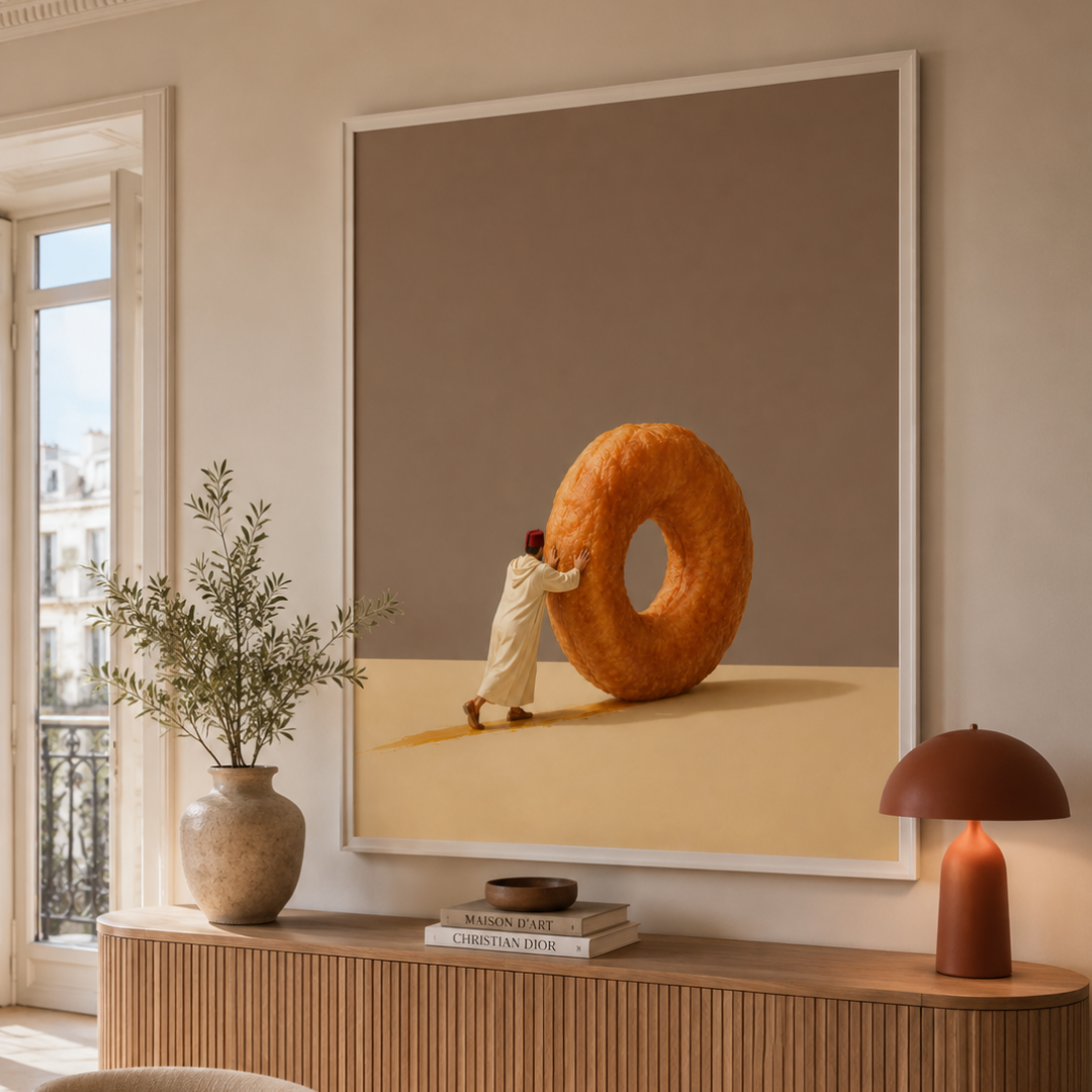 Tableau marocain – Sfenj Roue.