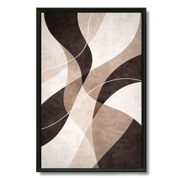 Tableau ligne abstraite art déco géométrique design