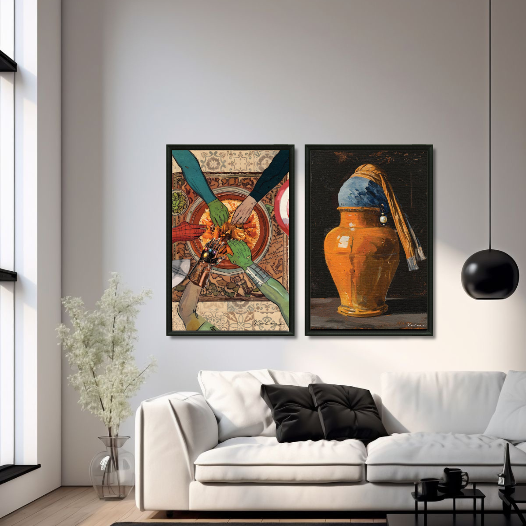 Duo tableaux spécialités marocaines décalées humor pack