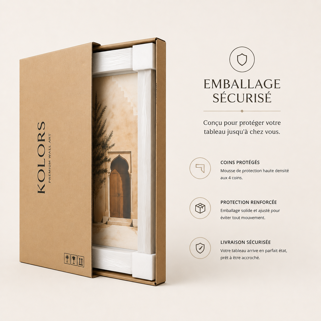 Tableau encadré Marocain – Tanjia à la perles