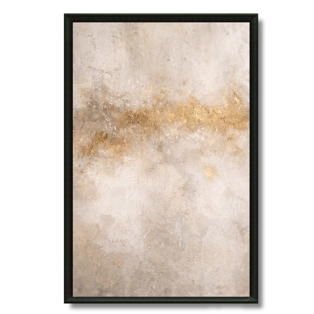 Tableau golden abstract abstrait doré élégant