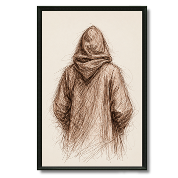 Tableau marocain – Jellaba Draw