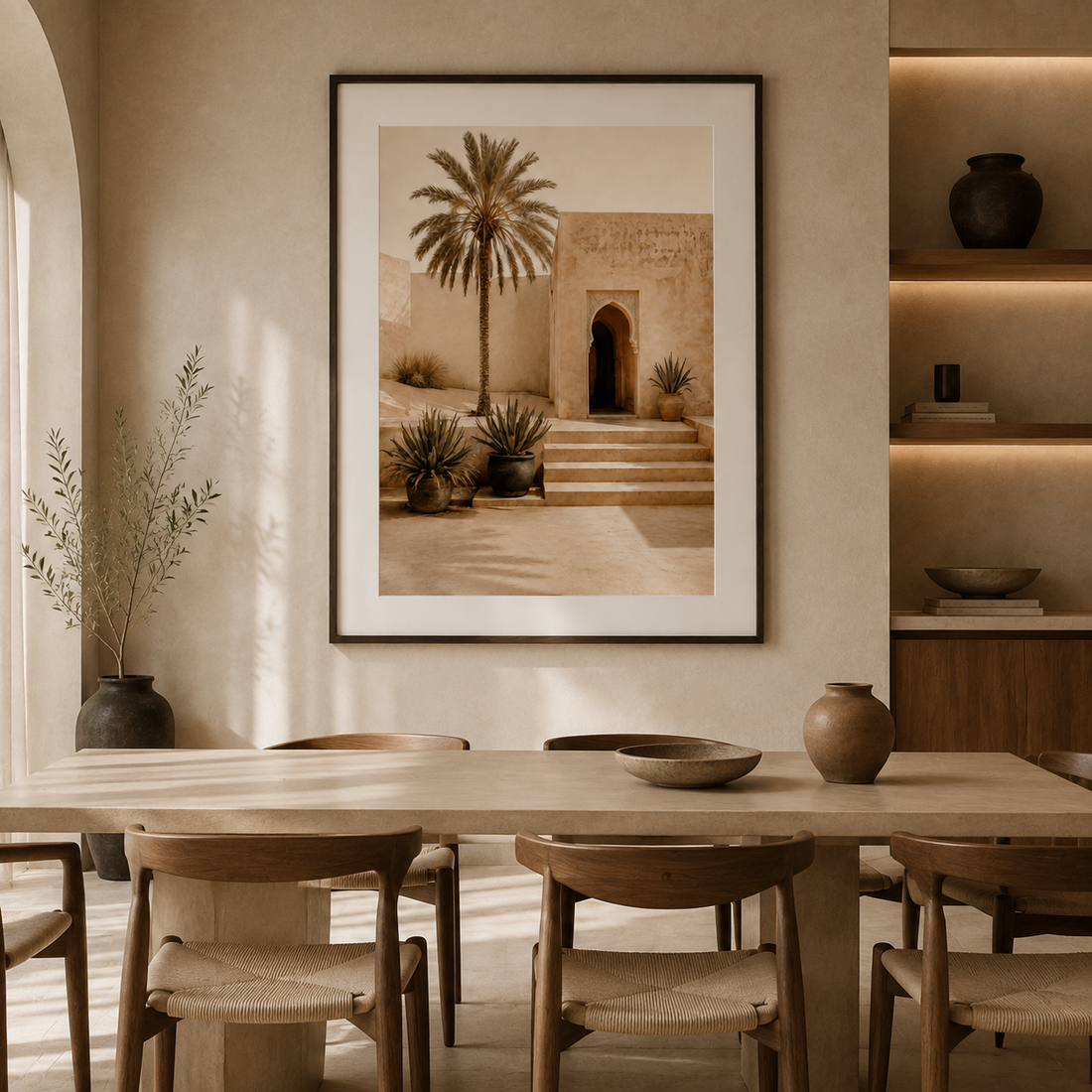 Tableau encadré Marocain – Éclat d'Atlas