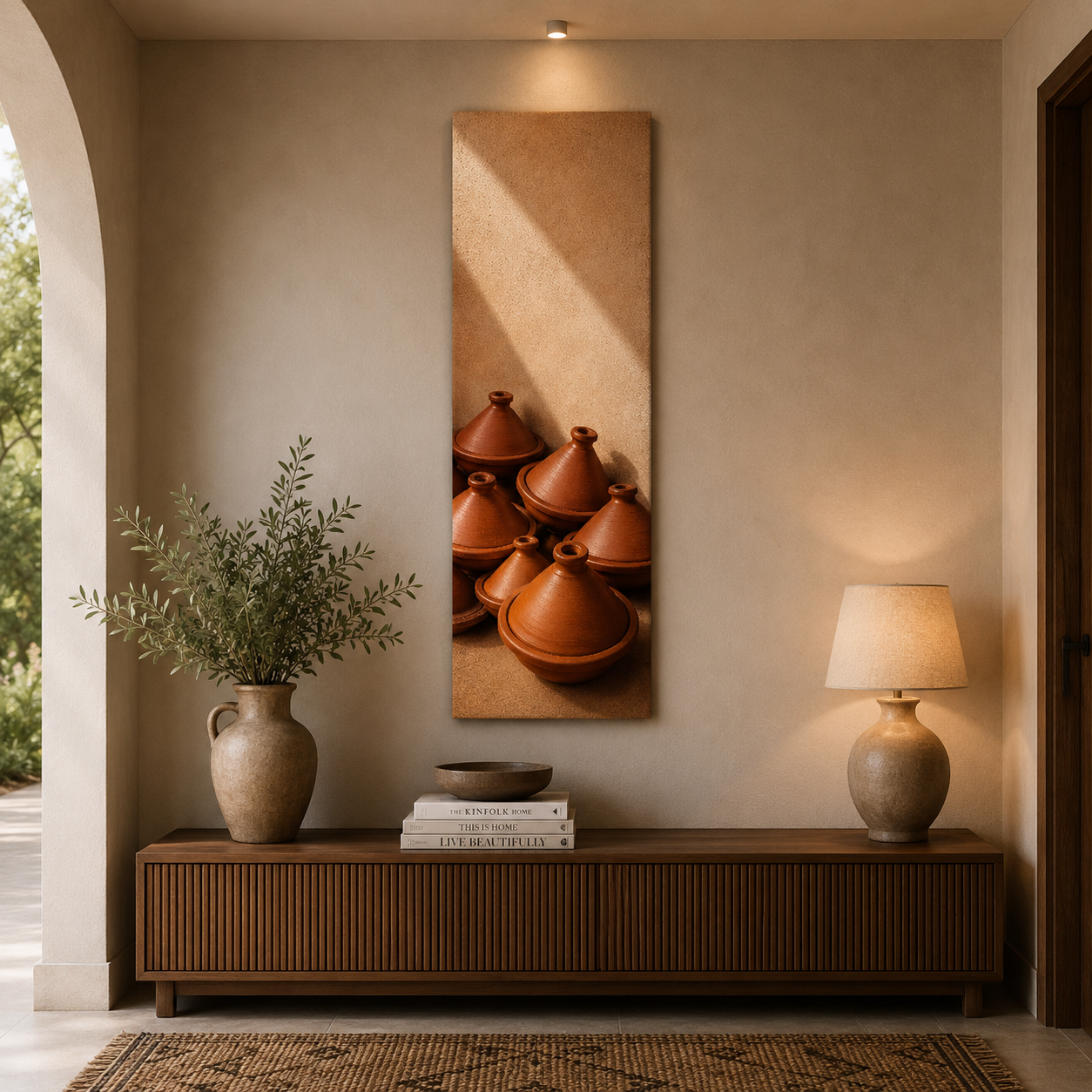 Tableau tajines art marocain détail