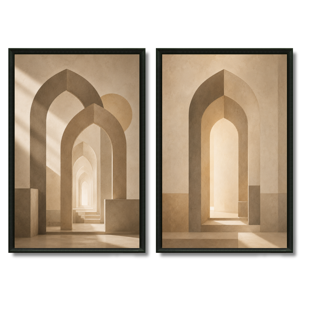 Duo Tableaux - Portes Islamiques