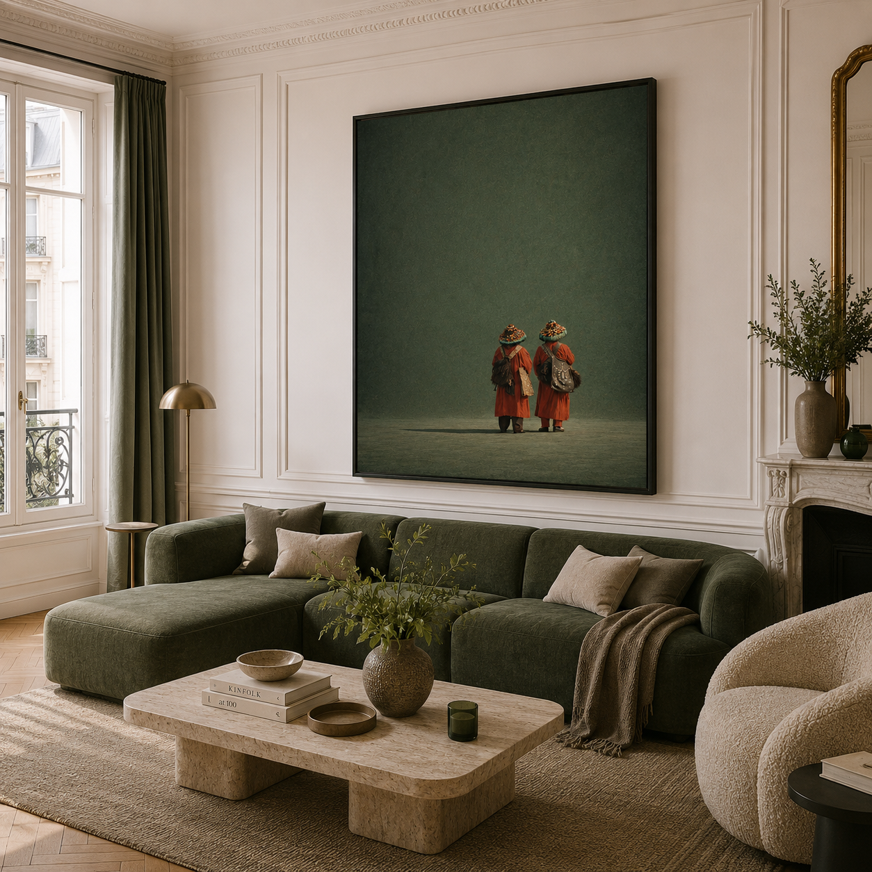 Tableau marocain – Guerrabs Verts.