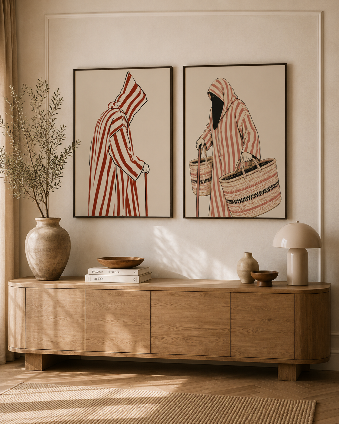 Duo Tableaux - Les Djellabistes