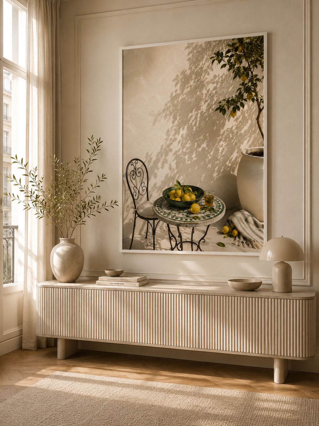 Tableau marocain – Le petit coin