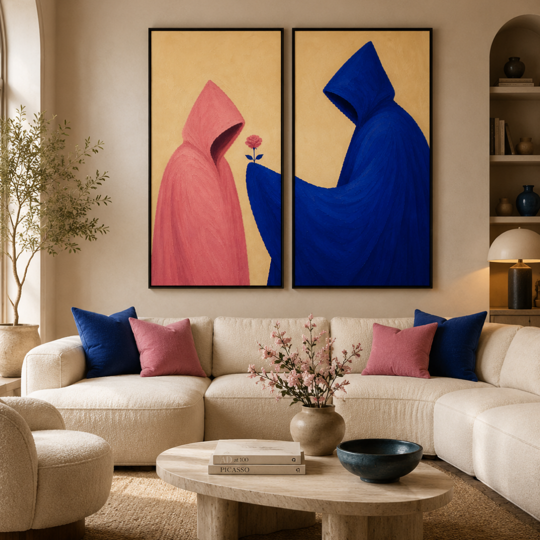 Duo Tableaux - L’amour Abstrait