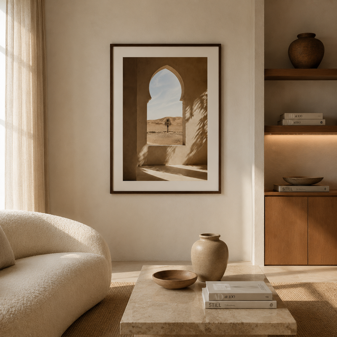 Tableau encadré Marocain – Alcôve Solaire