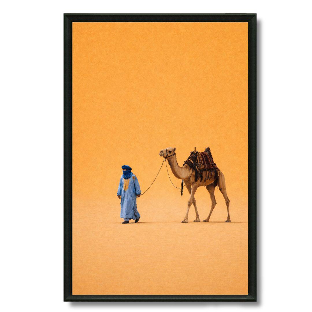 Tableau Sahara Orange paysage marocain désert