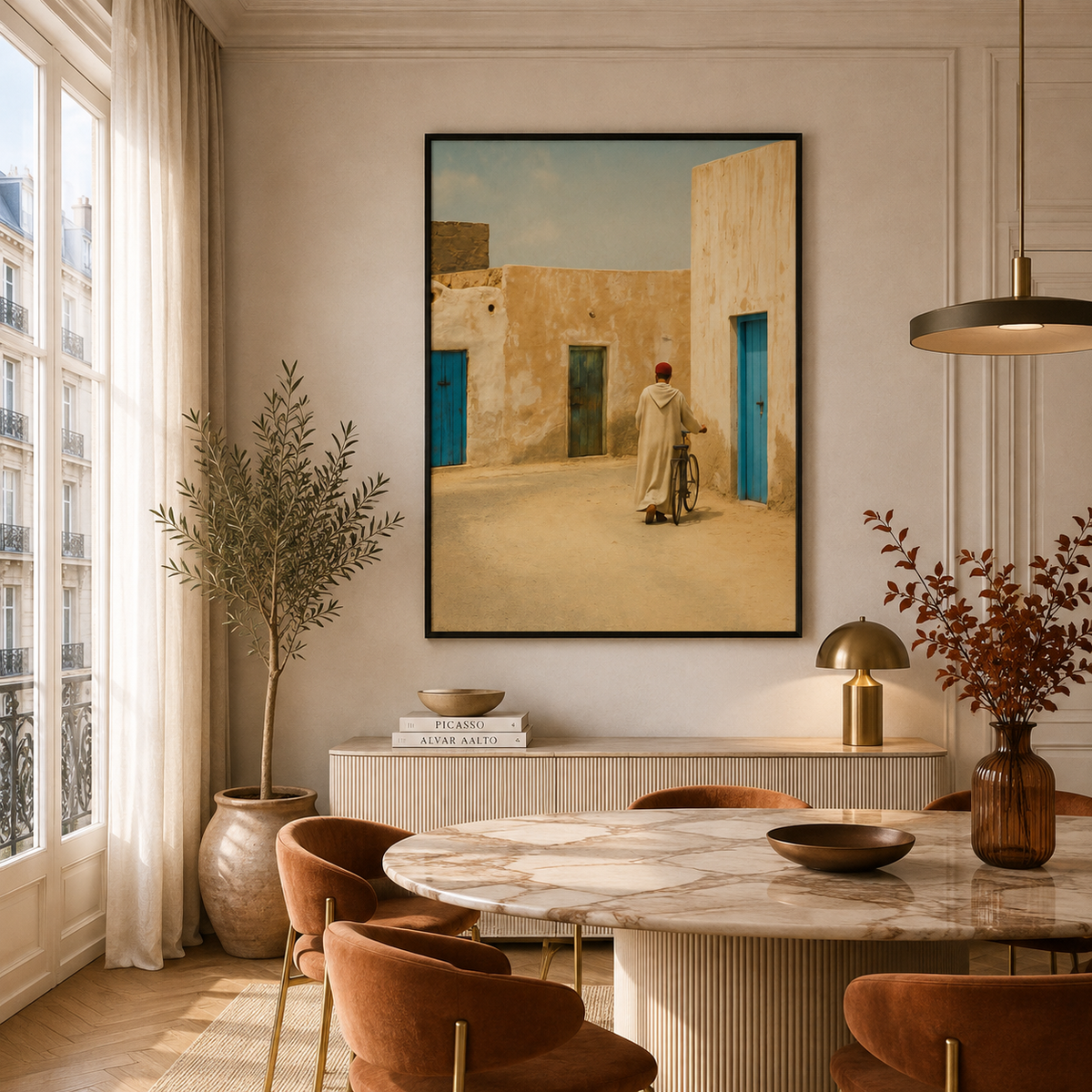 Tableau marocain – ruelles du nord