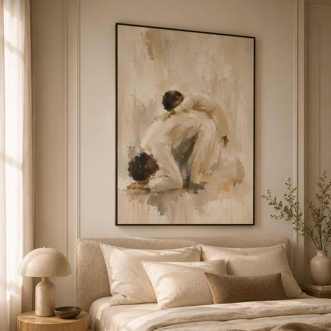 Tableau marocain – Le cheval
