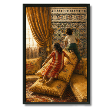 Tableau marocain – Le toboggan