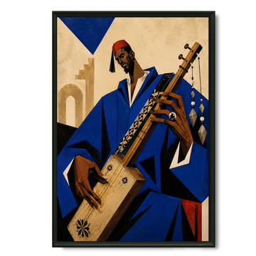 Tableau marocain – Le Gnawi Géométrique