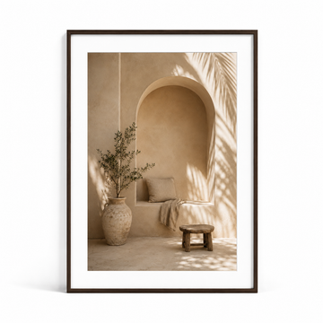 Tableau encadré Marocain – Le Silence
