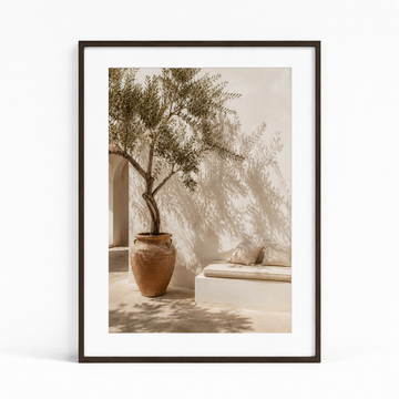 Tableau encadré Marocain – Silence d'Olivier