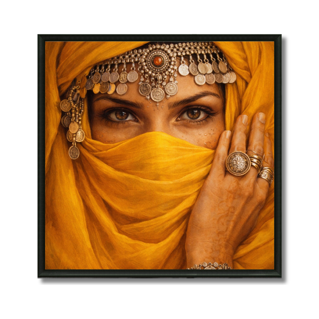 Tableau La femme berbère portrait marocain traditionnel