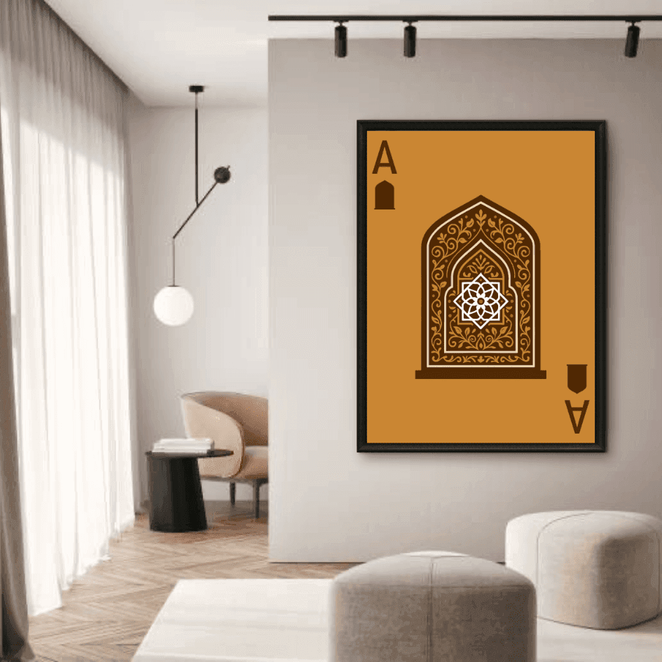 Tableau As architecture marocaine pop art détail