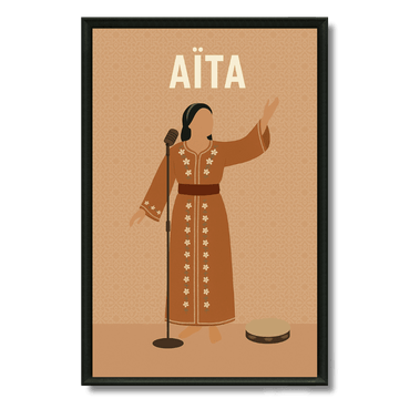 Tableau Aïta chanteuse musique marocaine populaire émotions
