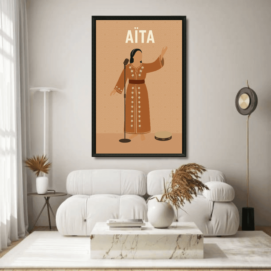 Tableau Aïta marocaine détail