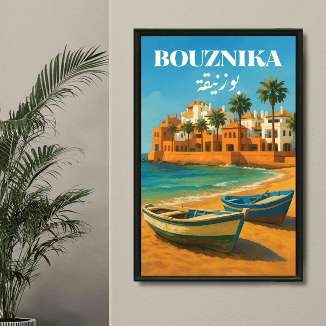 Tableau marocain Bouznika vue détail