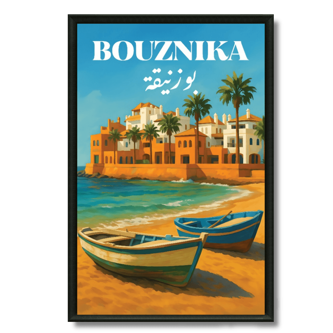 Tableau marocain Bouznika, station balnéaire entre Casablanca et Rabat