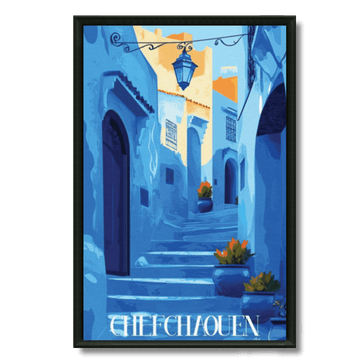 Tableau marocain Chefchaouen, la ville bleue