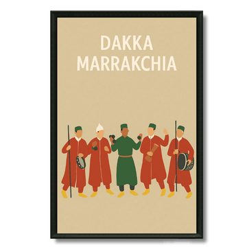 Tableau Dakka Marrakchia percussion traditionnelle Marrakech