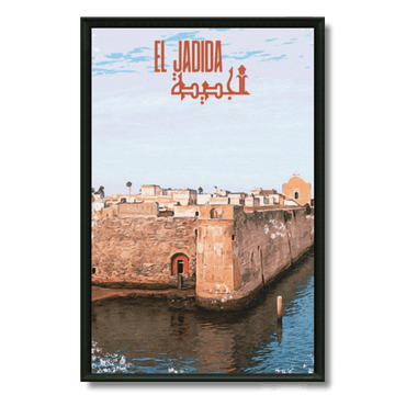 Tableau marocain El Jadida, cité portugaise fortifiée