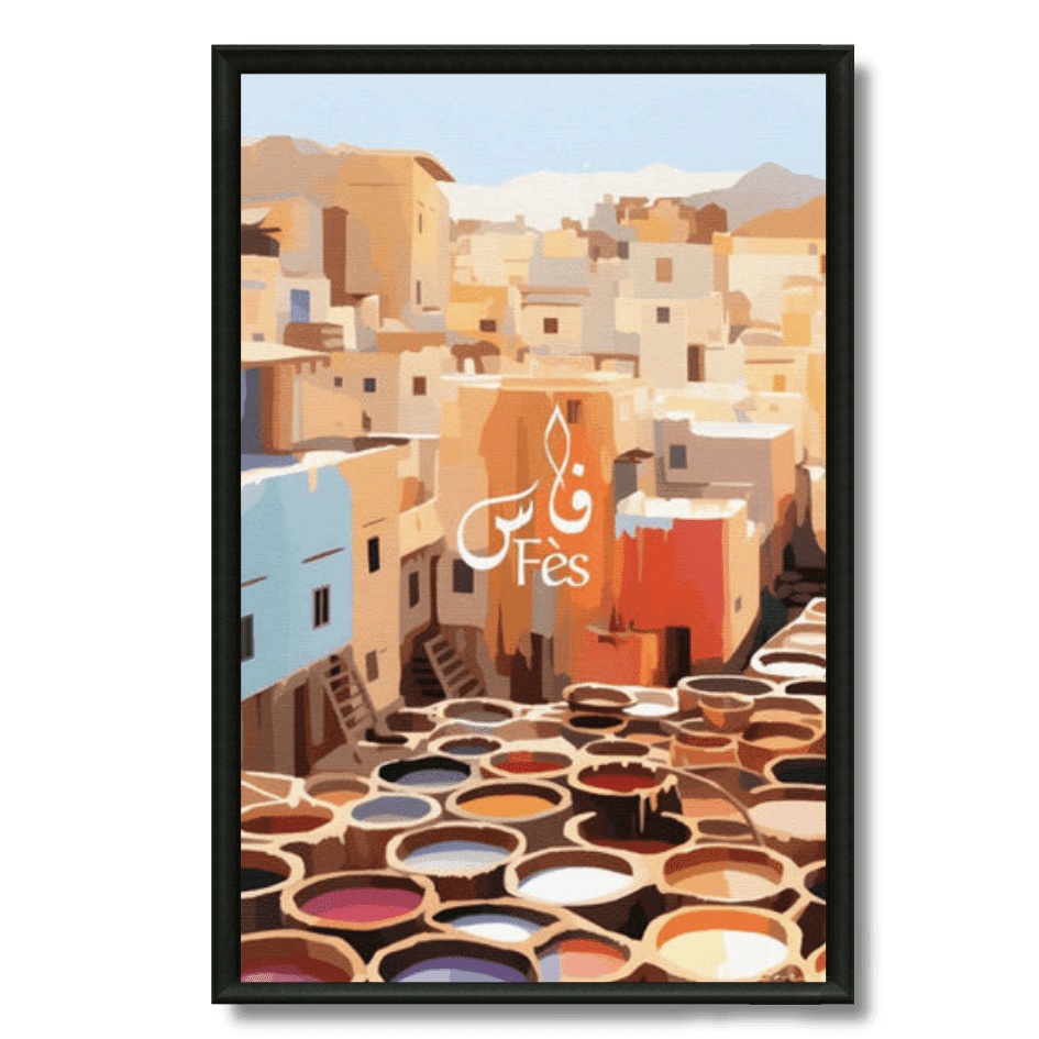 Tableau marocain Fès, doyenne des villes impériales