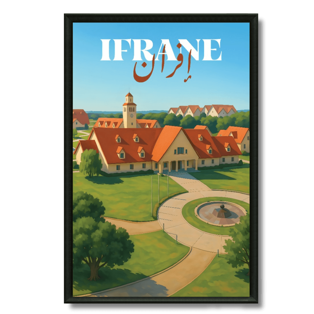 Tableau marocain Ifrane, la petite Suisse du Maroc
