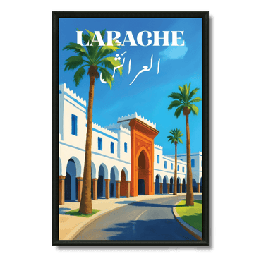 Tableau marocain Larache, cité portuaire du nord-ouest