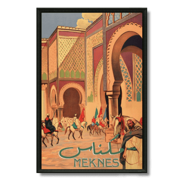 Tableau marocain Meknès, ville impériale aux portes monumentales