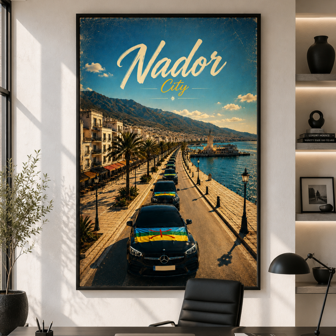 Tableau marocain Nador vue détail