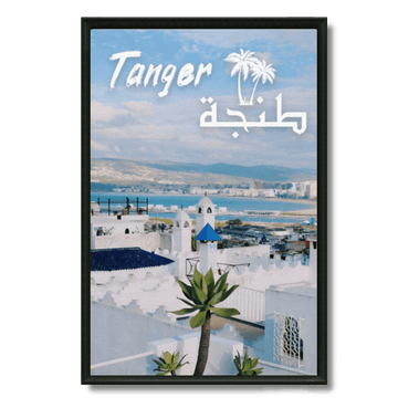 Tableau marocain Tanger, porte entre Afrique et Europe