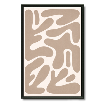 Tableau taupe géo art déco moderne design